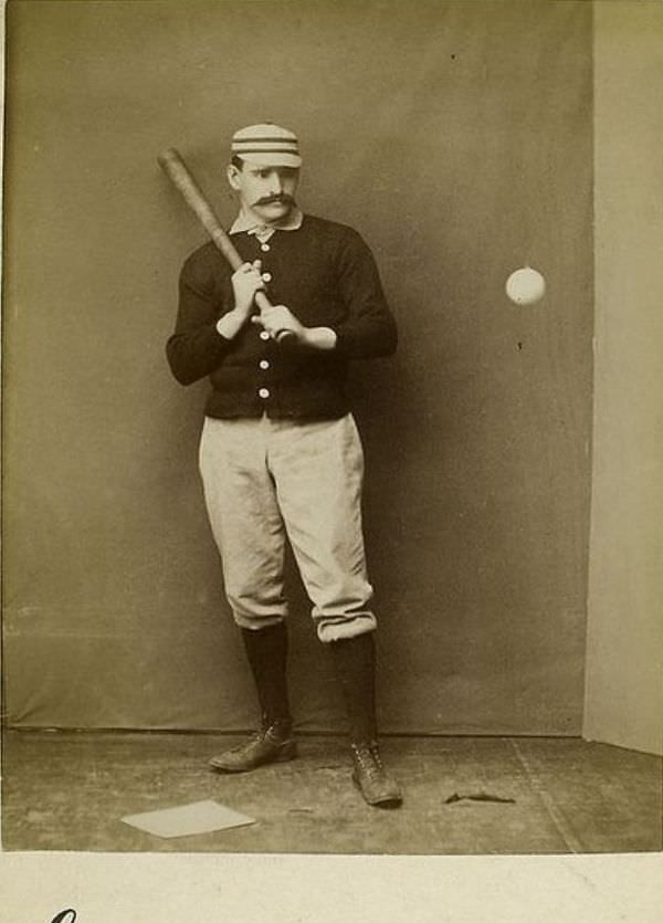 Before Action Shots: Studio Photos of 19th-Century Baseball Players Sports
