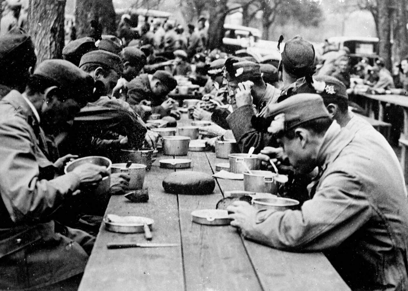 #25 Austria moving troops to the German frontier, 1930s.