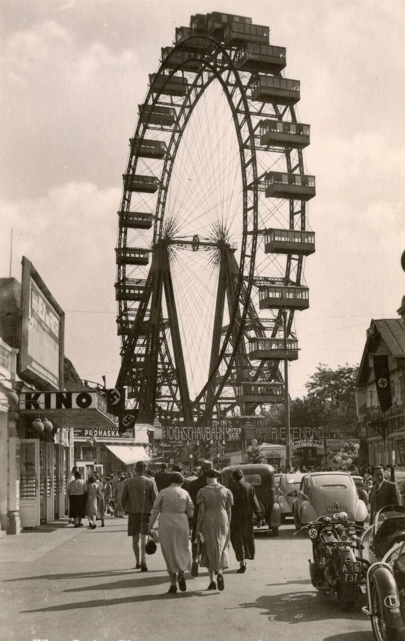 #9 Ferris wheel in Vienna, Austria, 1930s.