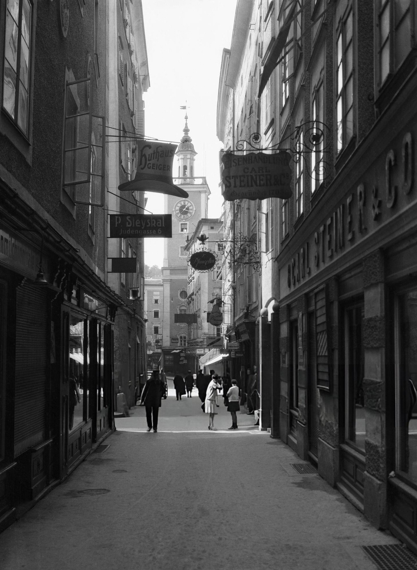 #54 Judengasse (Jewish Street) in Salzburg, Austria