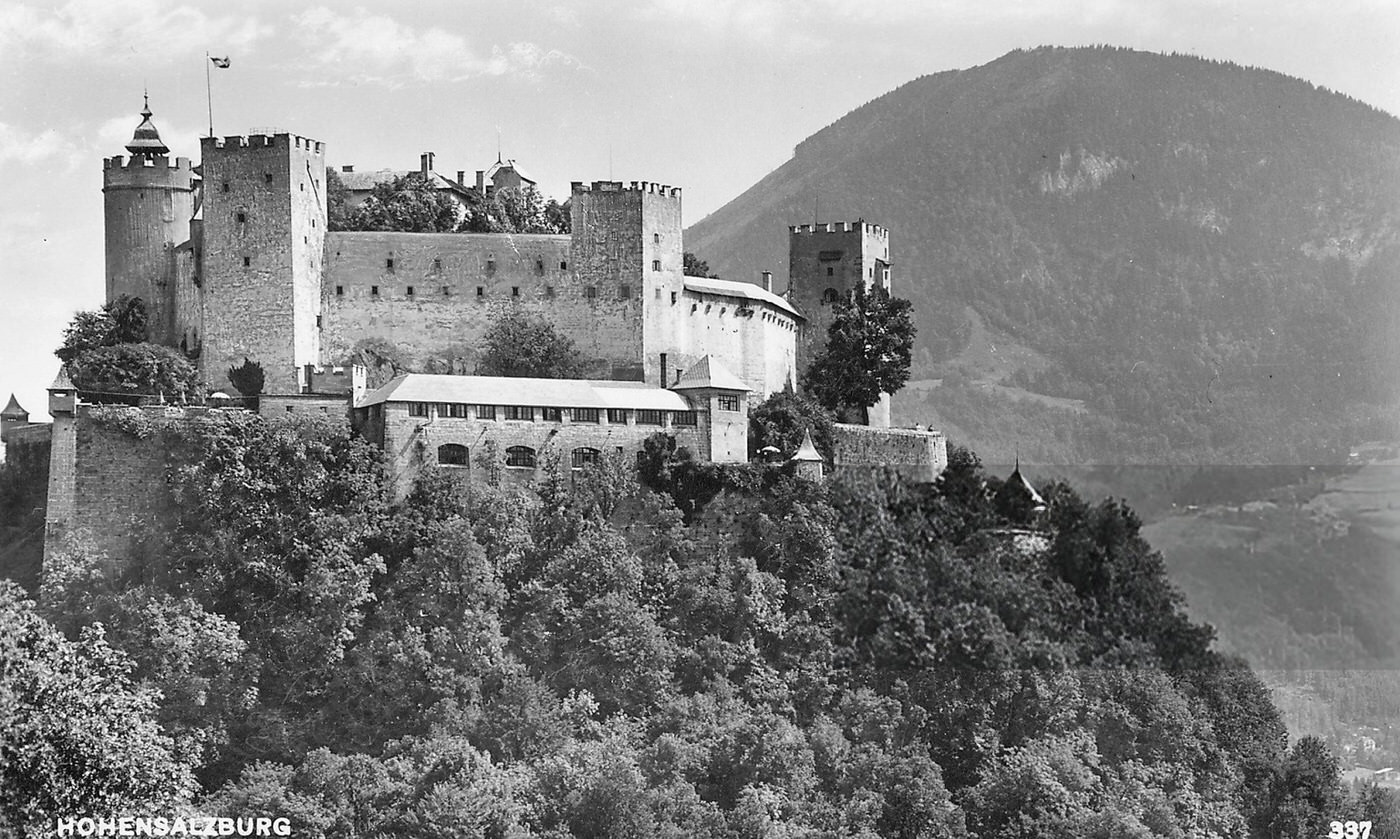 #57 Hohensalzburg Castle in Salzburg, Austria, 1936.
