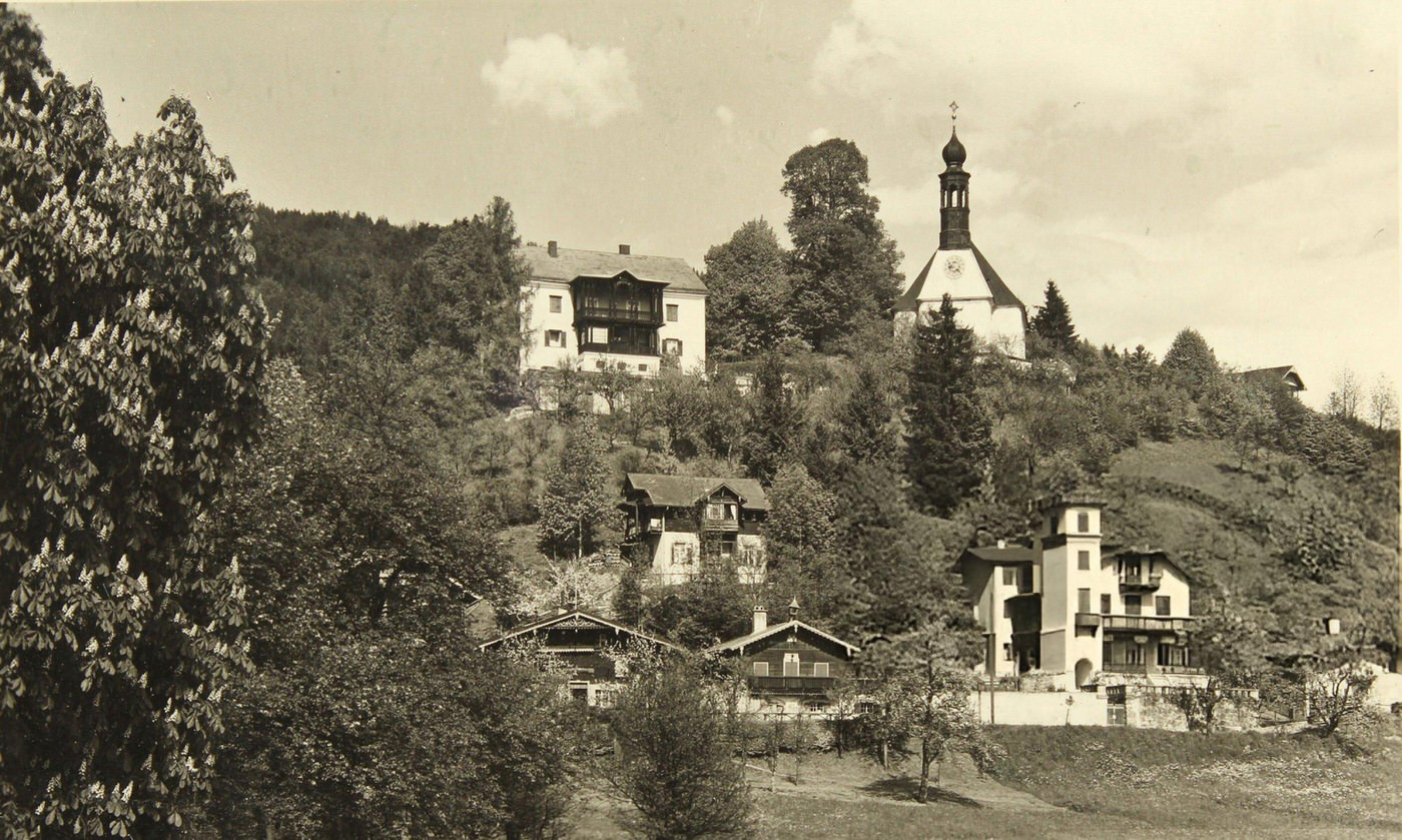 #75 Hilfbergkirche Mondsee, Austria, 1930s.