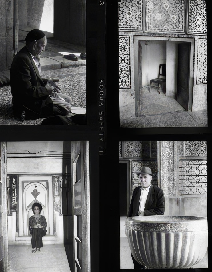 #4 A set of four black-and-whites, this time at another mosque in Shiraz