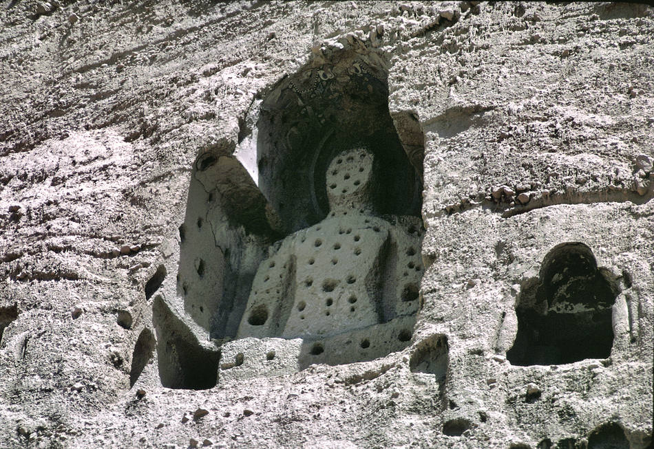 #24 A Buddha statue in Bamiyan Valley- a UNESCO World Heritage Site. The two largest statues (not pictured here) were destroyed by the Taliban in 2001.