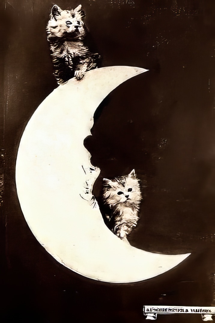 Before Space Travel: Studio Paper Moon Photographs from the Early 1900s Photography