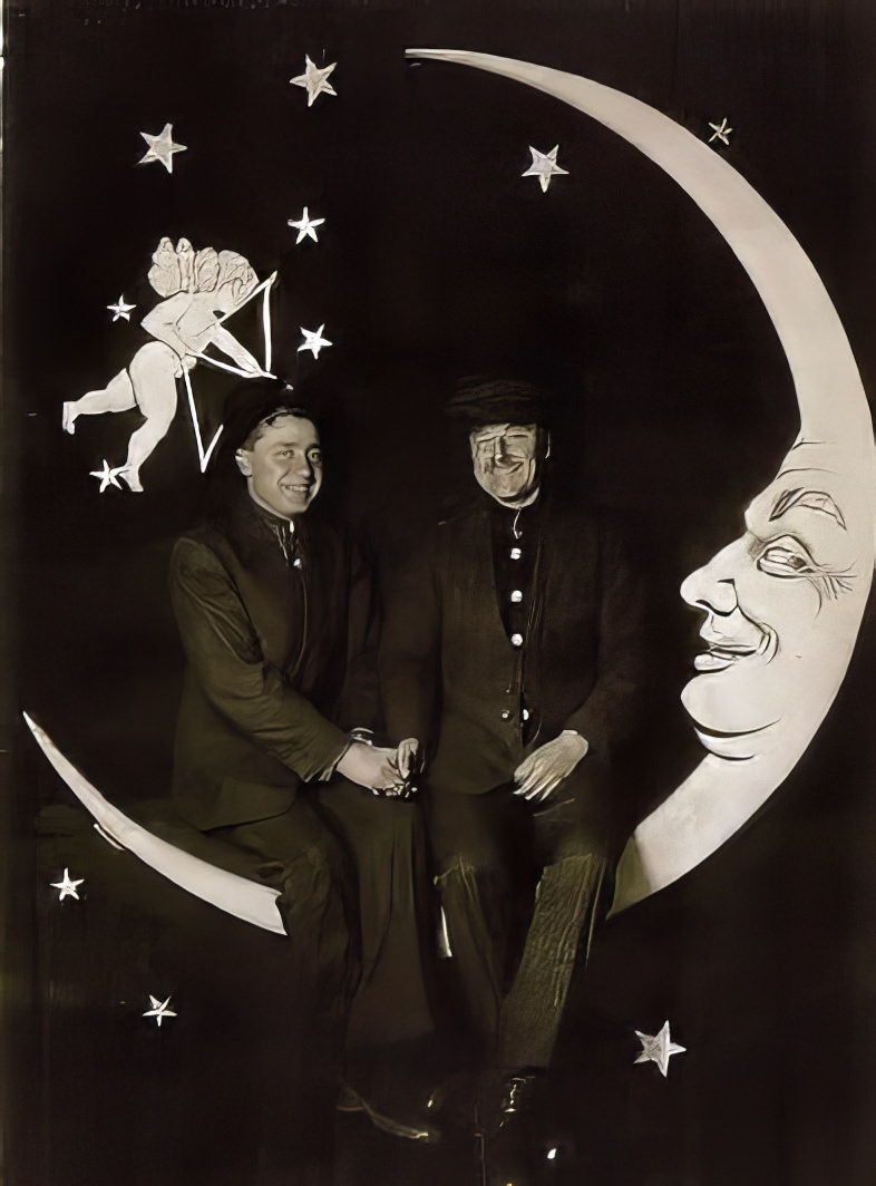 Before Space Travel: Studio Paper Moon Photographs from the Early 1900s Photography
