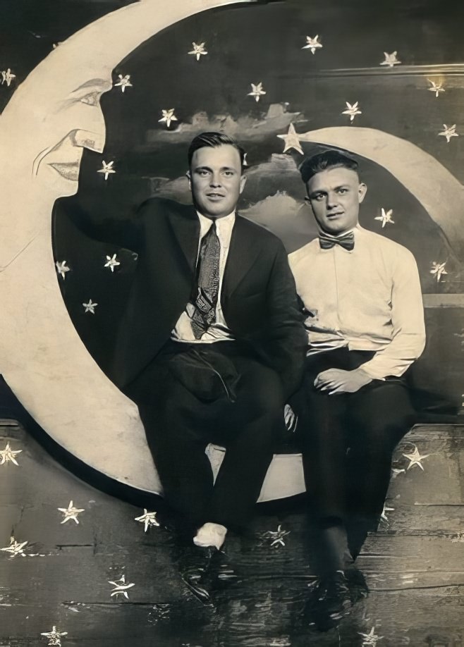 Before Space Travel: Studio Paper Moon Photographs from the Early 1900s Photography