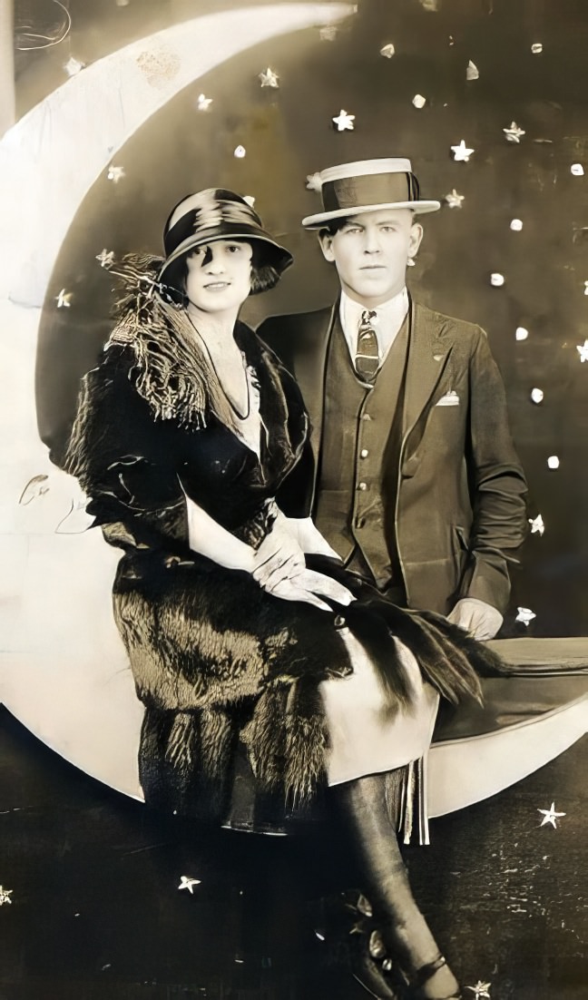 Before Space Travel: Studio Paper Moon Photographs from the Early 1900s Photography