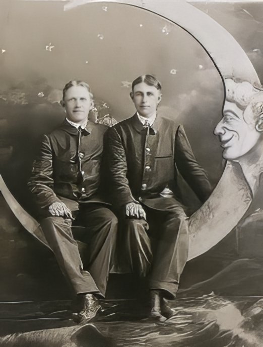 Before Space Travel: Studio Paper Moon Photographs from the Early 1900s Photography
