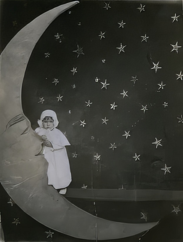 Before Space Travel: Studio Paper Moon Photographs from the Early 1900s Photography