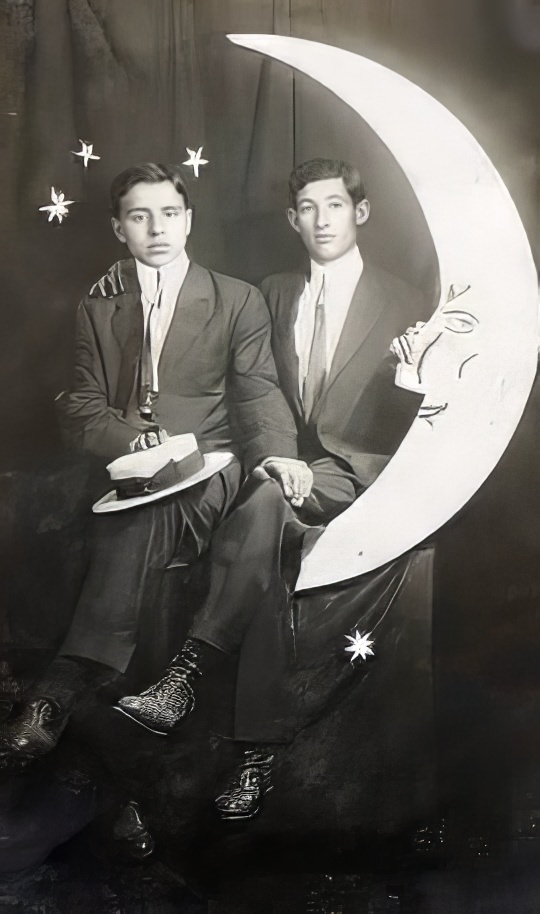 Before Space Travel: Studio Paper Moon Photographs from the Early 1900s Photography