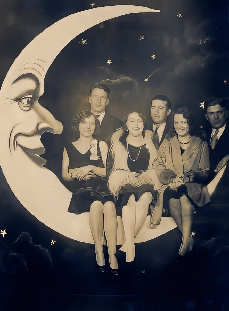 Before Space Travel: Studio Paper Moon Photographs from the Early 1900s Photography