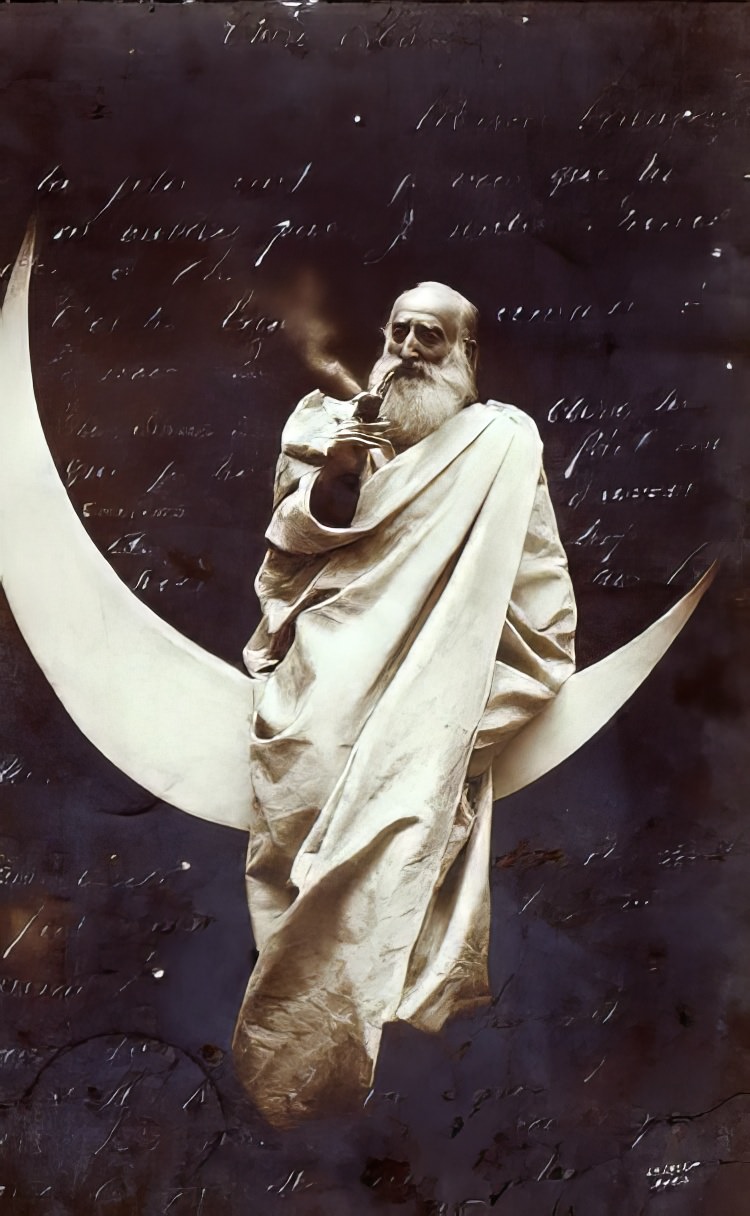 Before Space Travel: Studio Paper Moon Photographs from the Early 1900s Photography