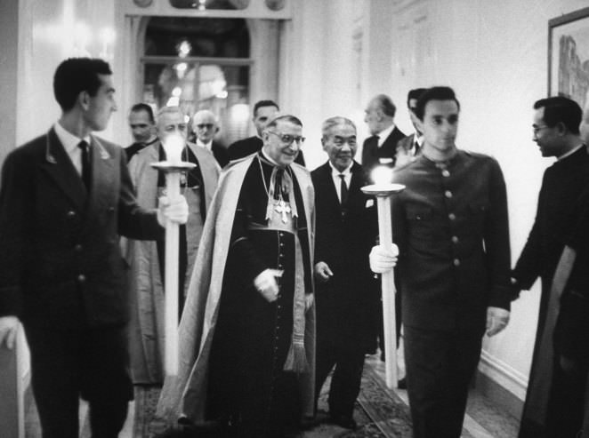 #5 Prelates attend a party at the Chinese Embassy in Vatican City on the eve of Vatican II, 1962