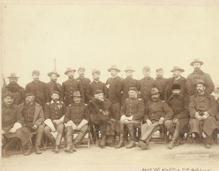#95 The fighting 7th officers, 1891.