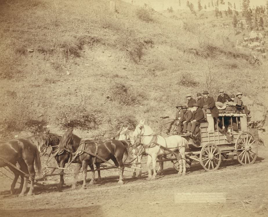 #132 The last Deadwood Coach, 1890.