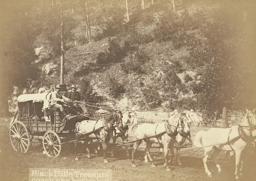 #133 Black Hills treasure coach, 1890s.