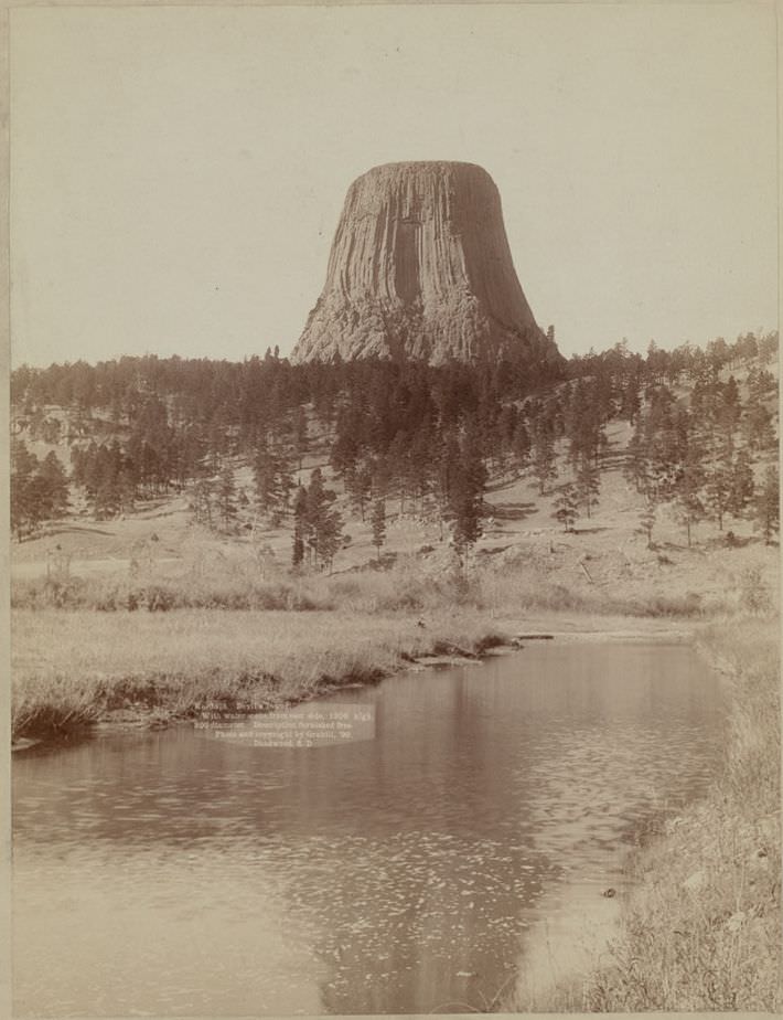 #35 Devil’s Tower from the east side, 1890.