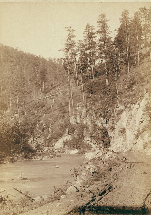 #37 Scenery on Deadwood Road to Sturgis, 1888.