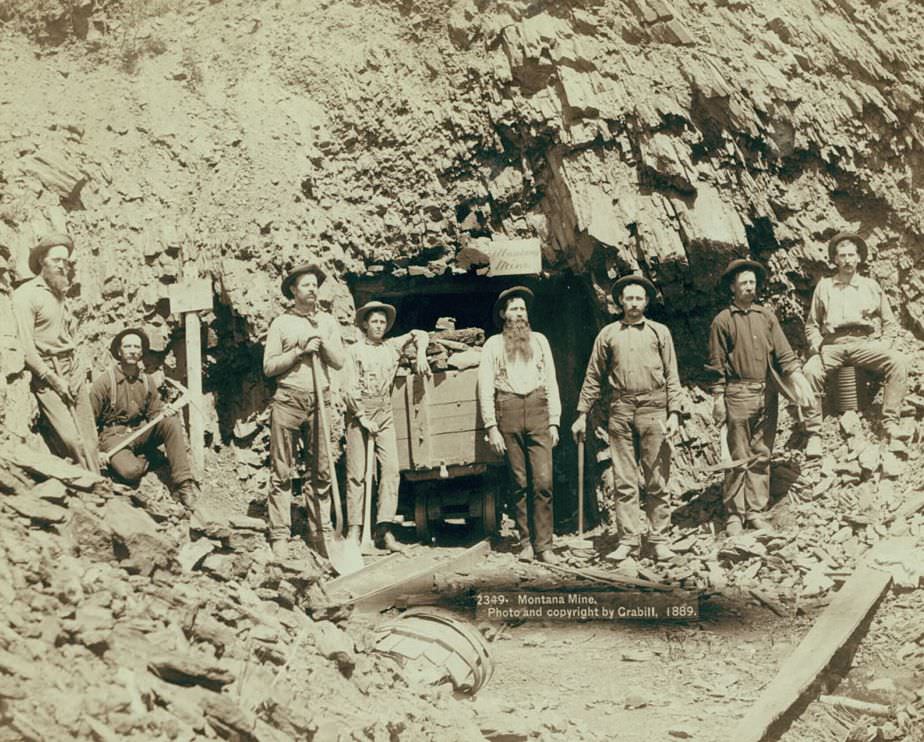 #40 Montana Mine, 1889.