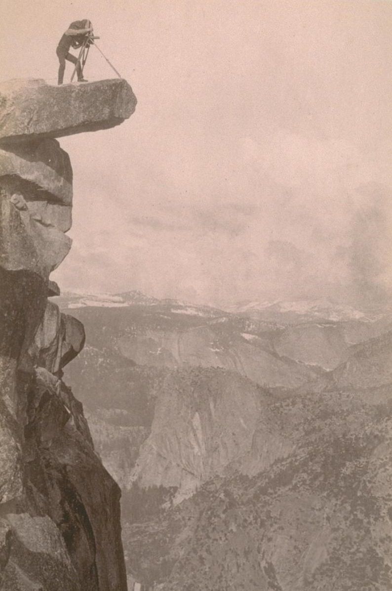 #10 Unidentified photographer, Overhanging Rock, Yosemite Valley.