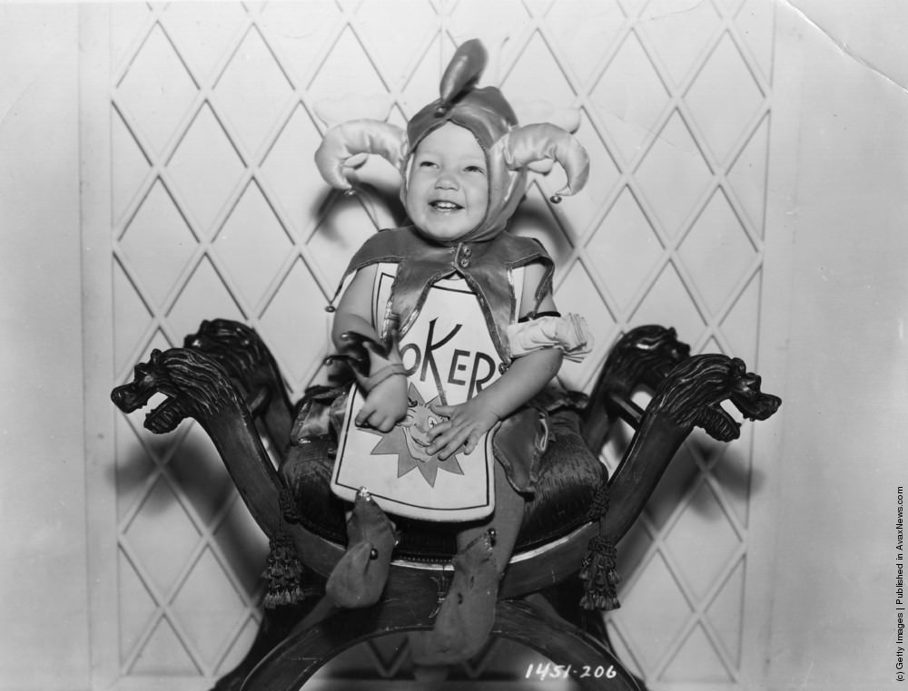 Baby Leroy as the Joker in Paramount’s “Alice in Wonderland,” 1933