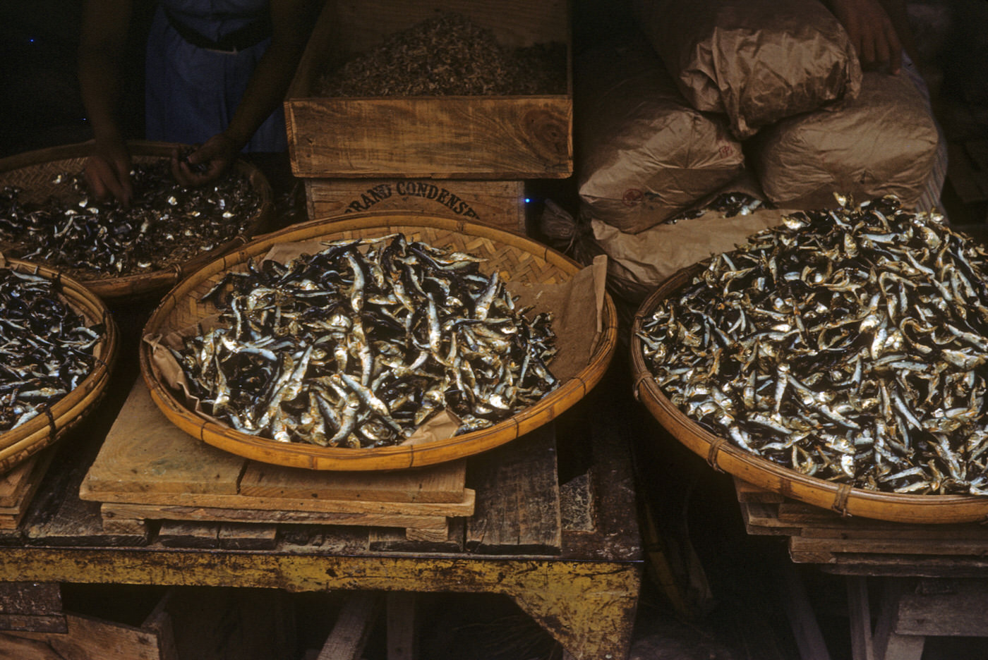 #4 Baskets of dried fish, 1954