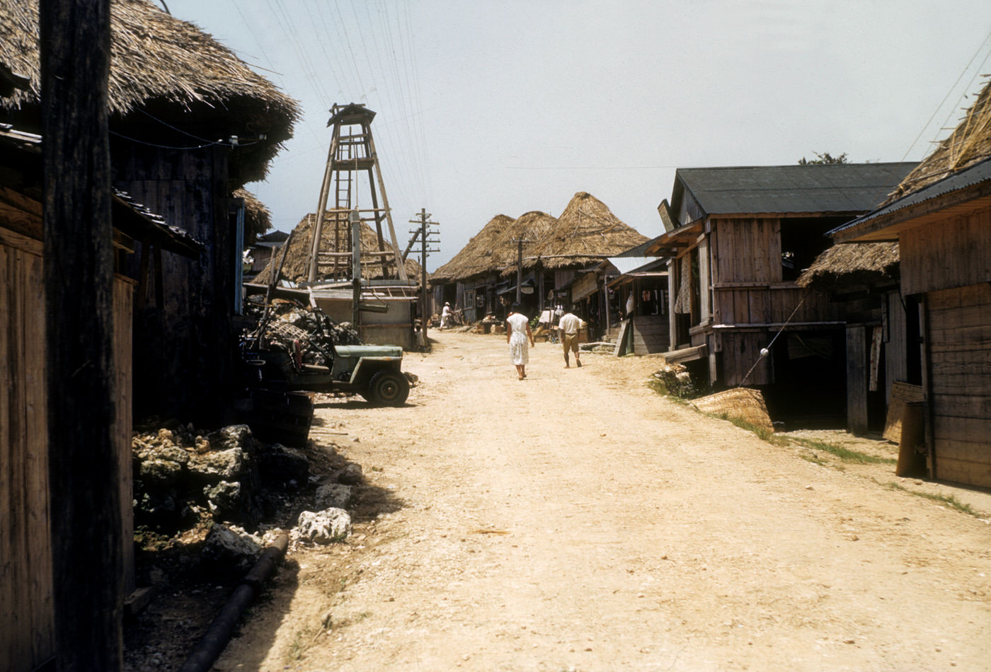 #50 Okinawa village, 1954