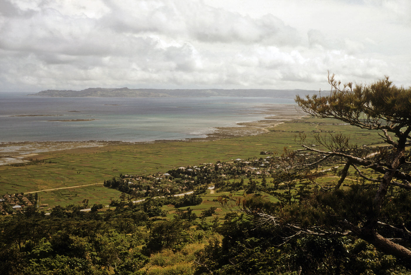 #63 View from Nakagusuku toward Bucknerville, 1954