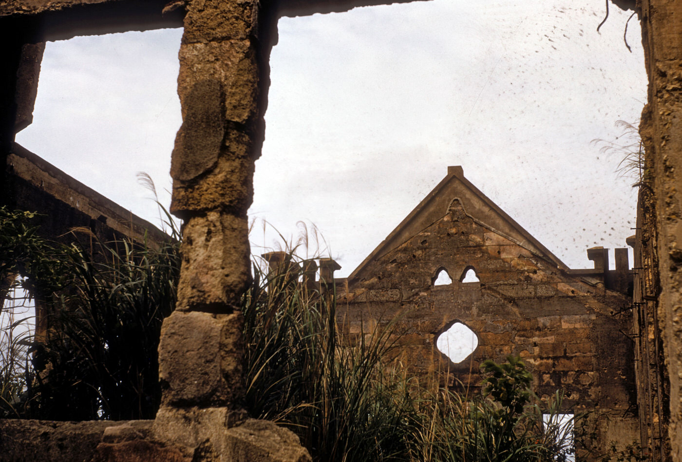 #67 War-torn church, 1954