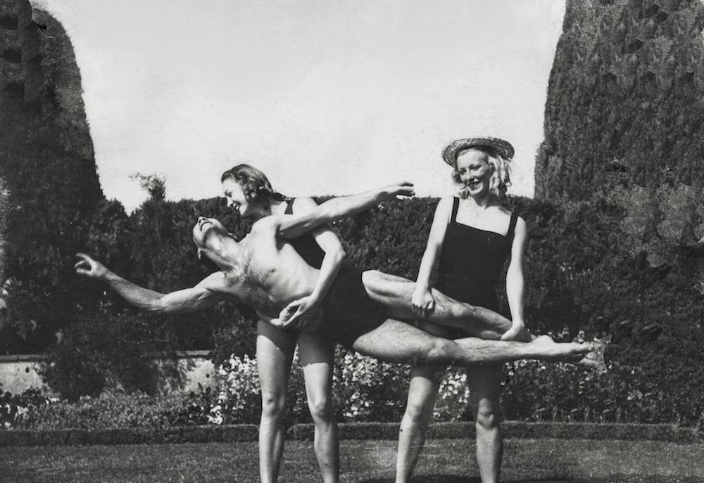 #5 David Lichine, Baronova, and fellow “baby ballerina” Tatiana Riabouchinska at a villa in Florence, summer 1937.