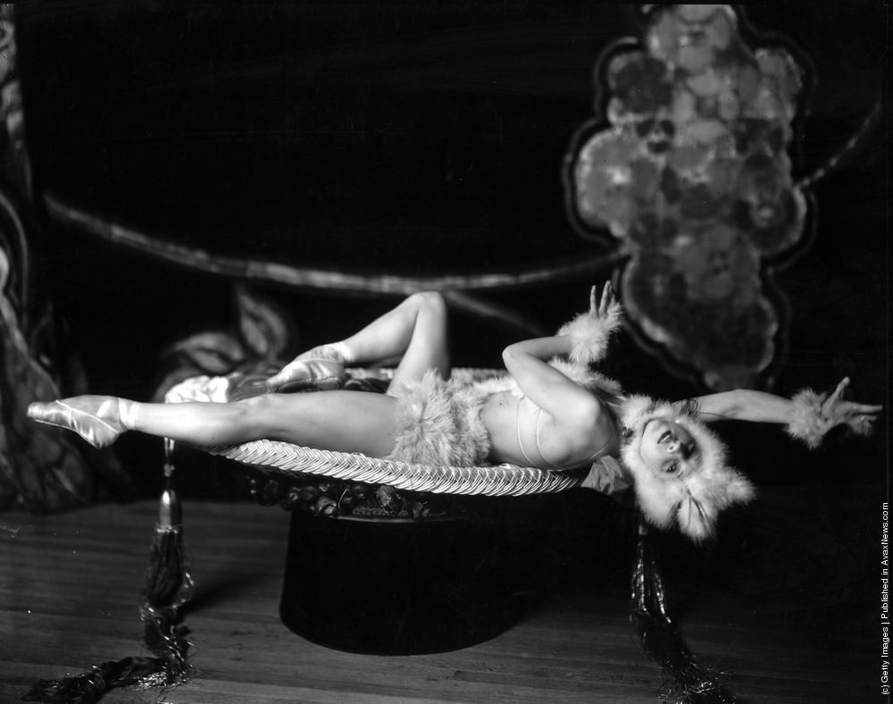 #8 Natacha Nattova performing in “Playtime” at the Piccadilly Hotel, London, 1925.