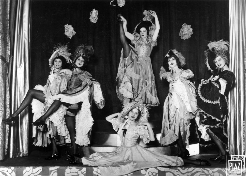 #31 Cancan cabaret at the Piccadilly Hotel, London, 1930.