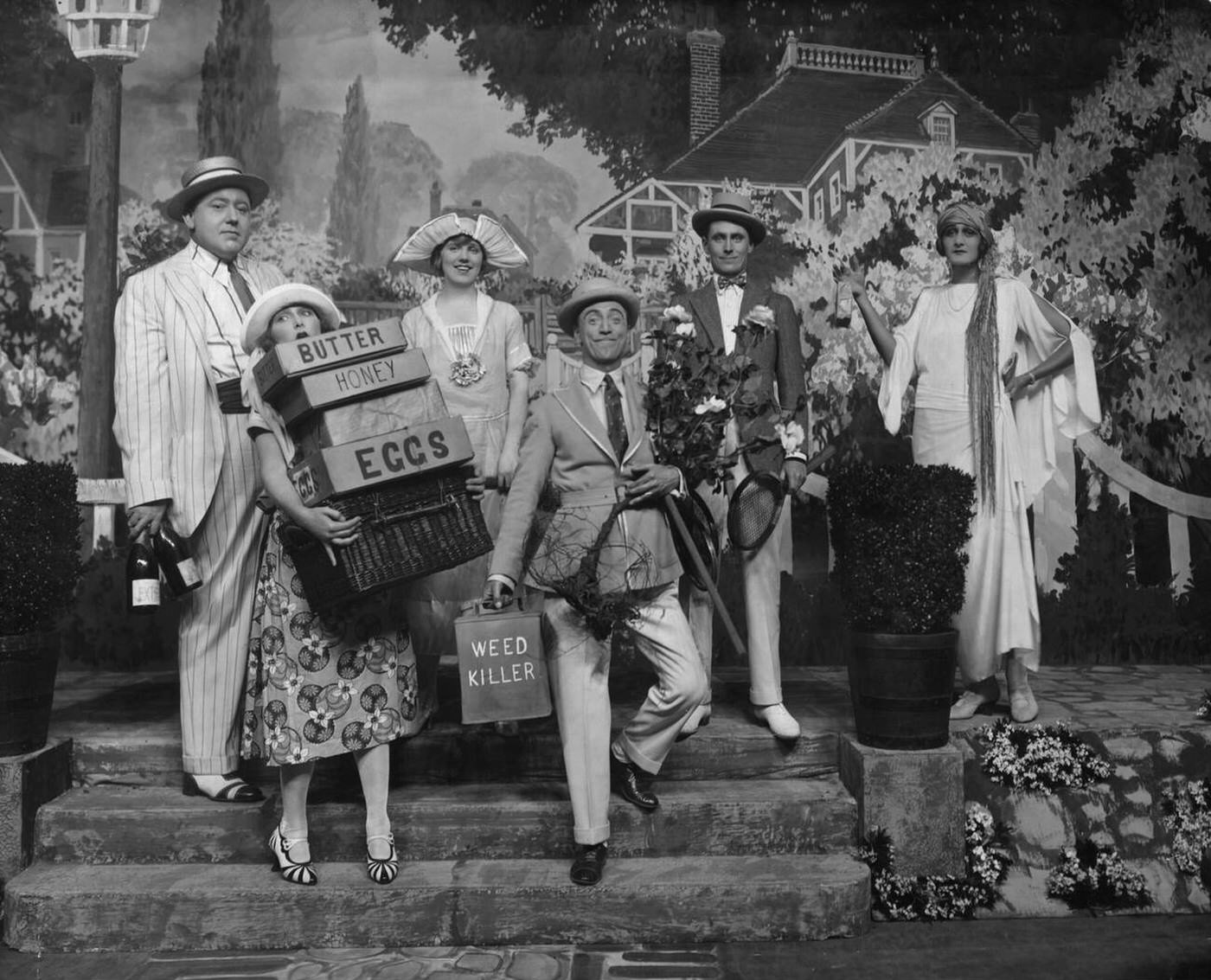 #34 Scene from the play The Cabaret Girl, 1922.