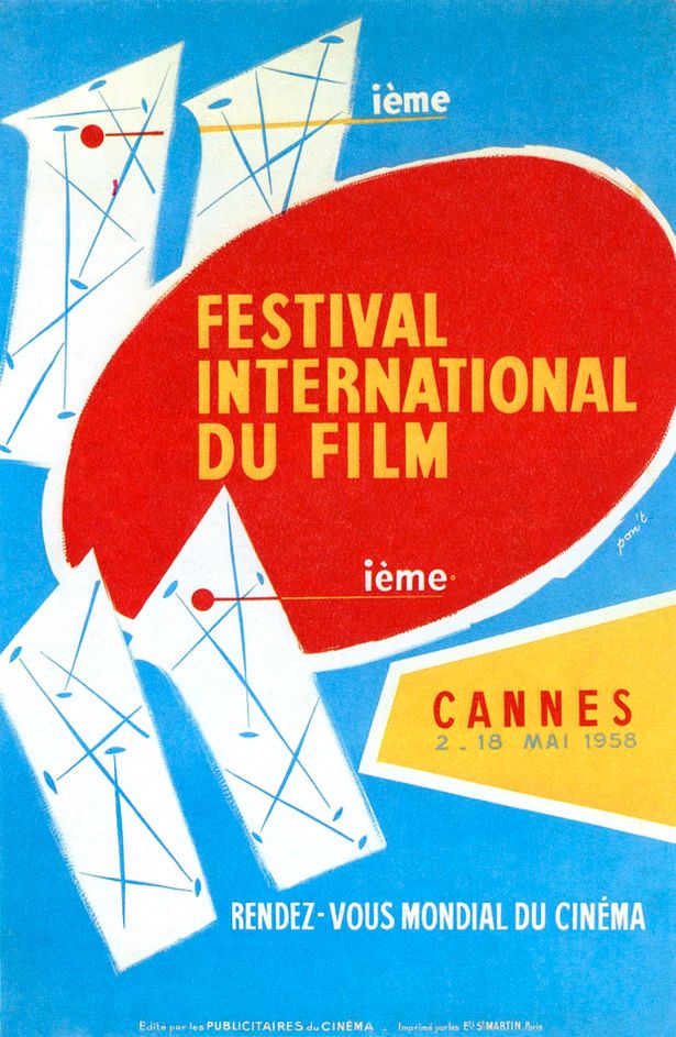 1958: As far as we were aware, the film festival is not a modern art festival.