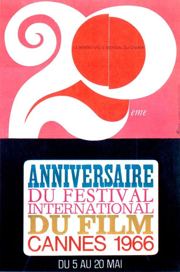 1966: The 20th anniversary of the awards and the year Sophia Loren was appointed the festival’s second ever female president. (Olivia de Havilland was the first in 1965).
