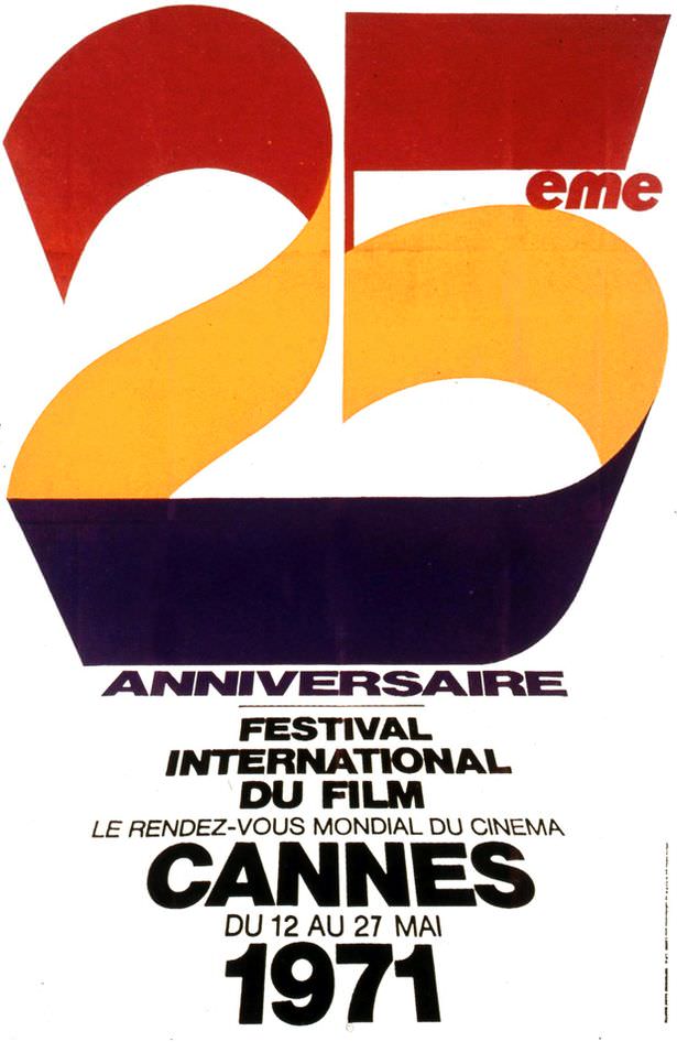 1971: The 25th anniversary of the awards.