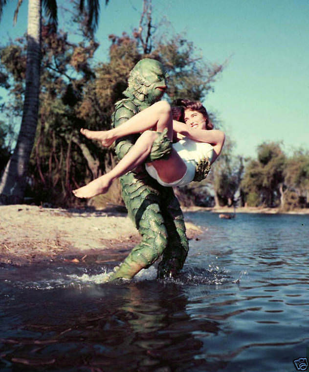 Behind the Scenes Photos from the Making of ‘Creature from the Black Lagoon’ 1954 Movies