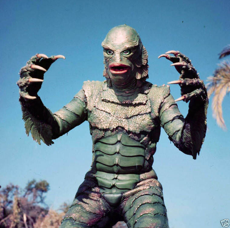 Behind the Scenes Photos from the Making of ‘Creature from the Black Lagoon’ 1954 Movies