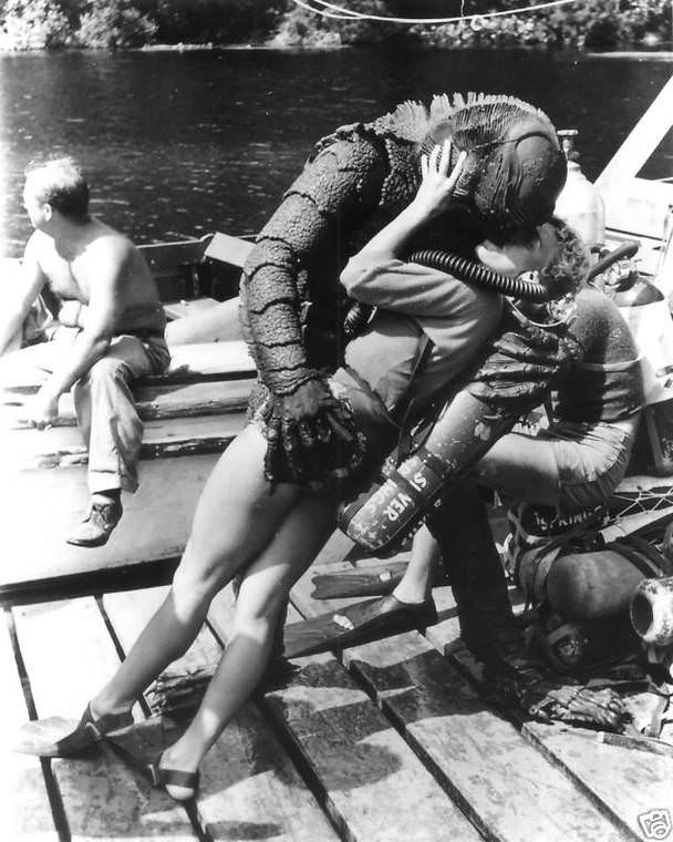 Behind the Scenes Photos from the Making of ‘Creature from the Black Lagoon’ 1954 Movies