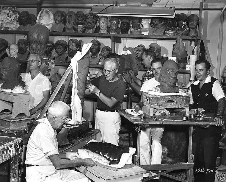 Behind the Scenes Photos from the Making of ‘Creature from the Black Lagoon’ 1954 Movies