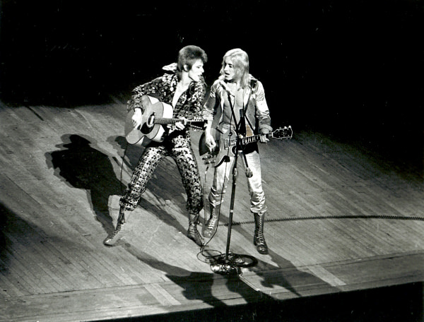 David Bowie &; Mick Ronson, 1970s.