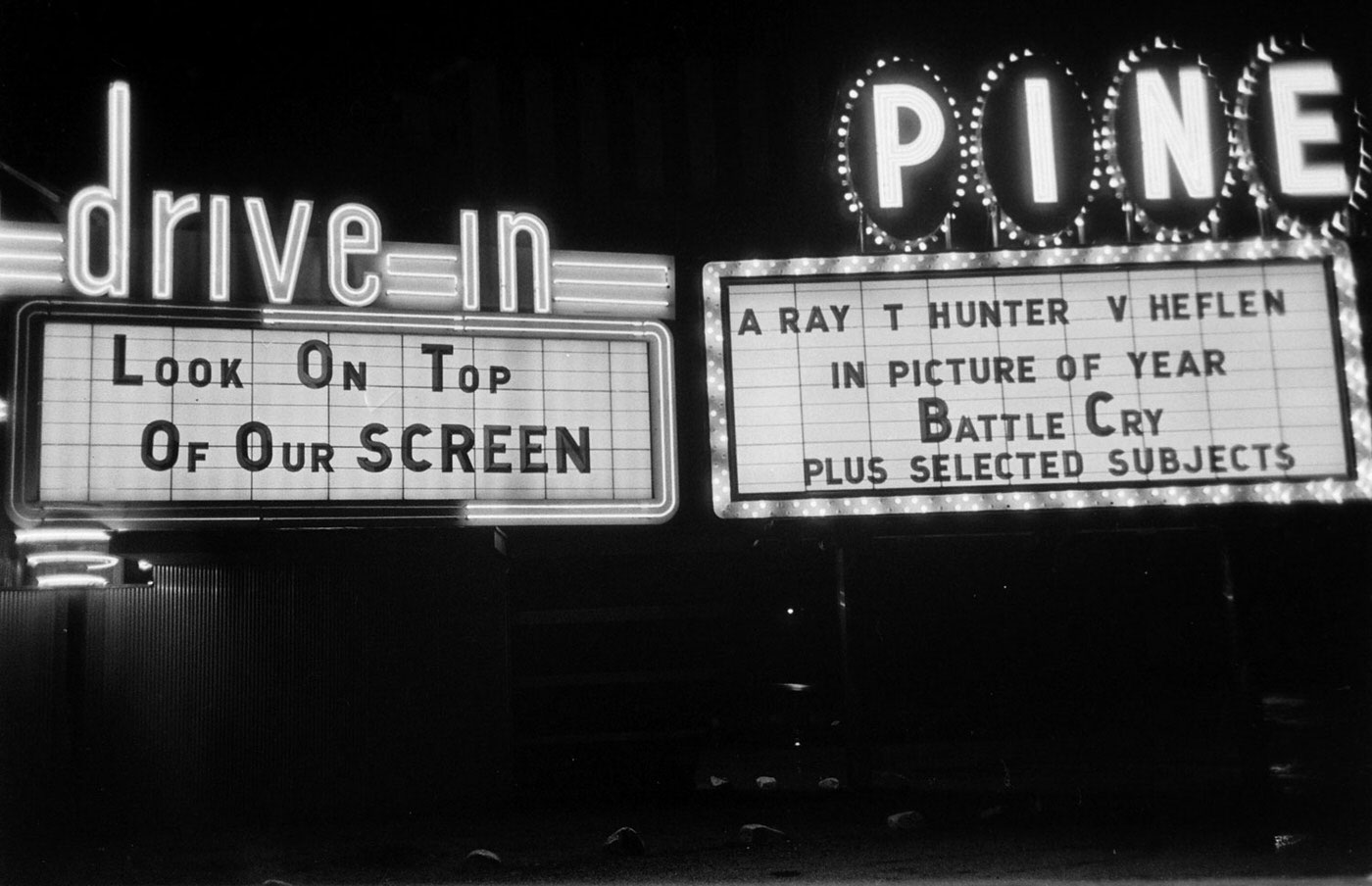 #12 Drive-in theater, Connecticut, 1955