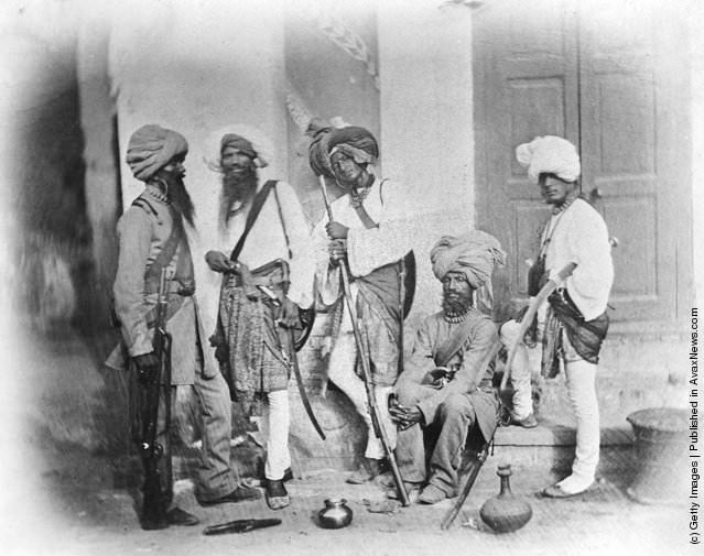 #15 Sikh sappers of the Indian Army, 1858.