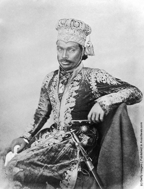 #18 Sir Drigbijai Singh, Maharajah of Balrampur, 1858.