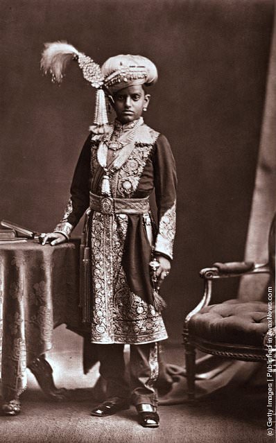 #27 Chama Rasendra Wadiar Bahadur, the maharajah of Mysore, 1870.