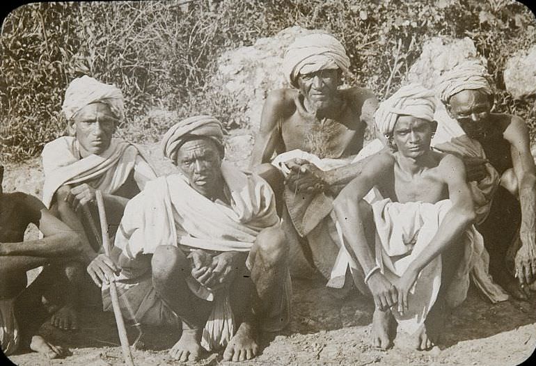 #35 Bhils, India, 1890s.