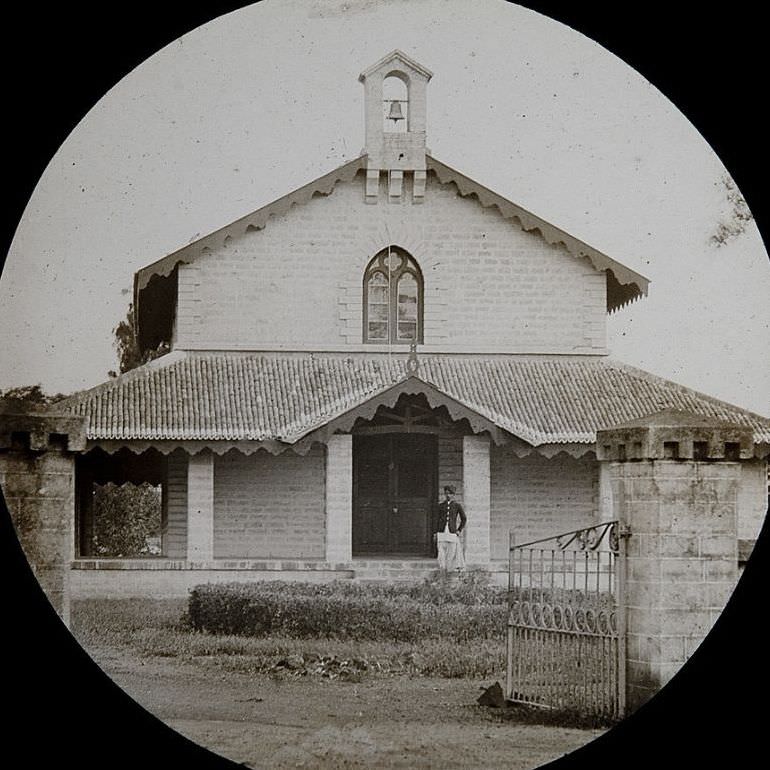 #54 Mission Church, India, 1890s.