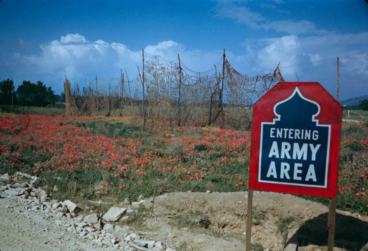 #13 Liri Valley, on the road to Rome, 1944.
