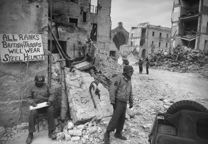 #34 American troops, Battle of Anzio, 1944.
